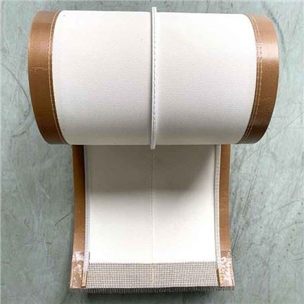 Cintura di trasportatore resistente al calore con striscia guida